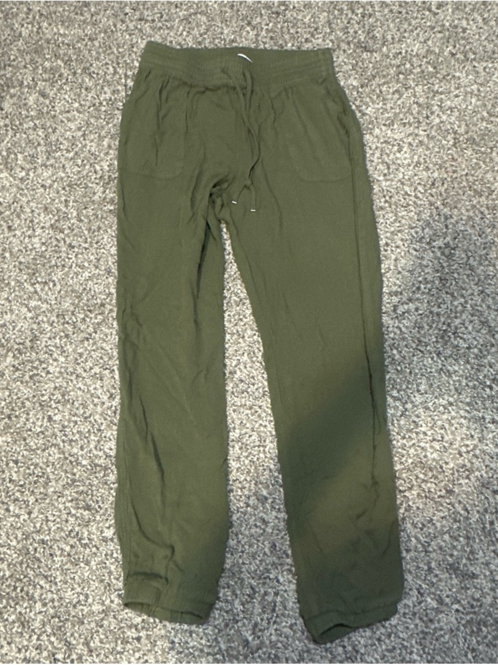 Olive Green Women's Drawstring Joggers